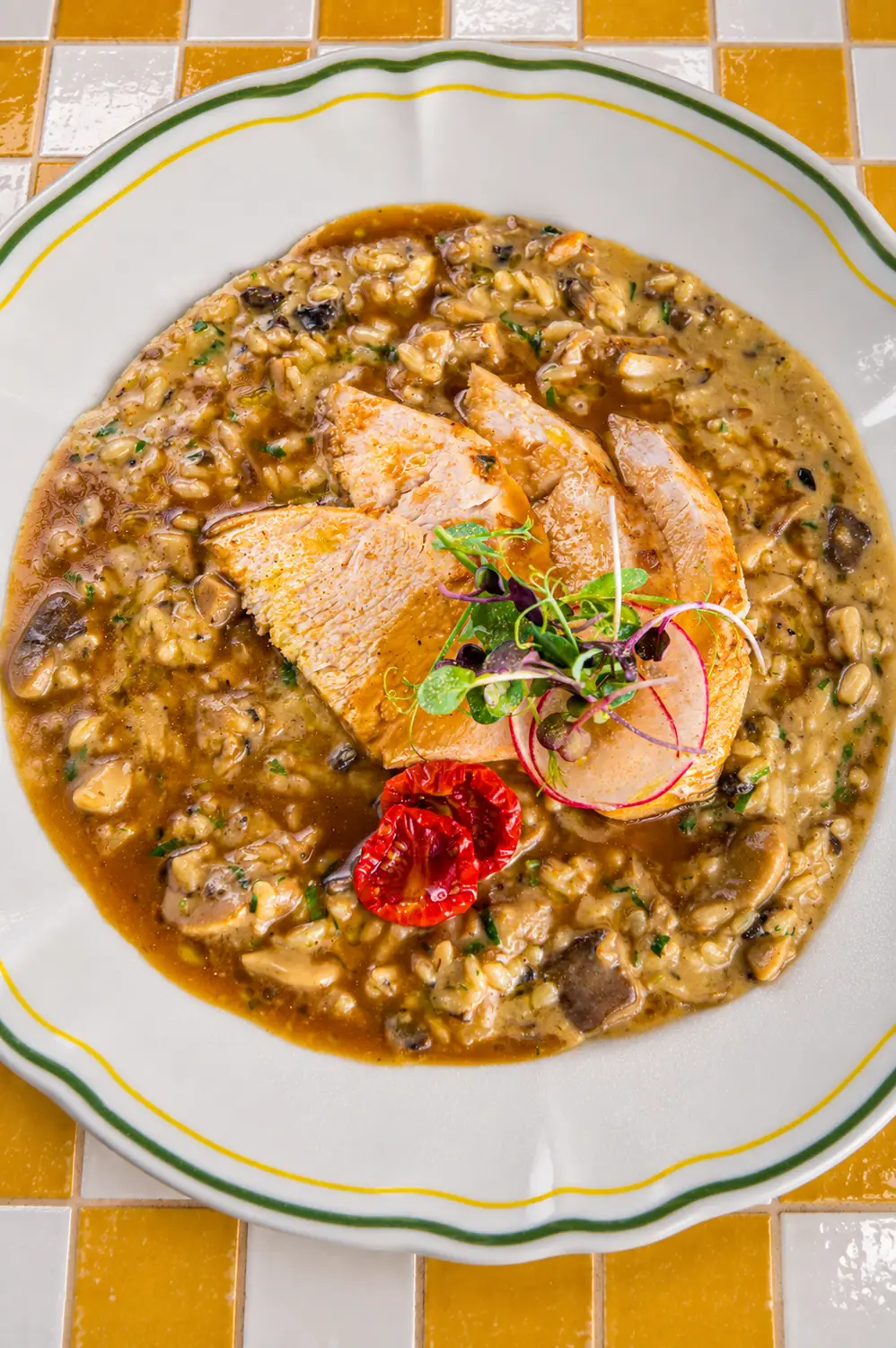 Chicken Truffle Risotto